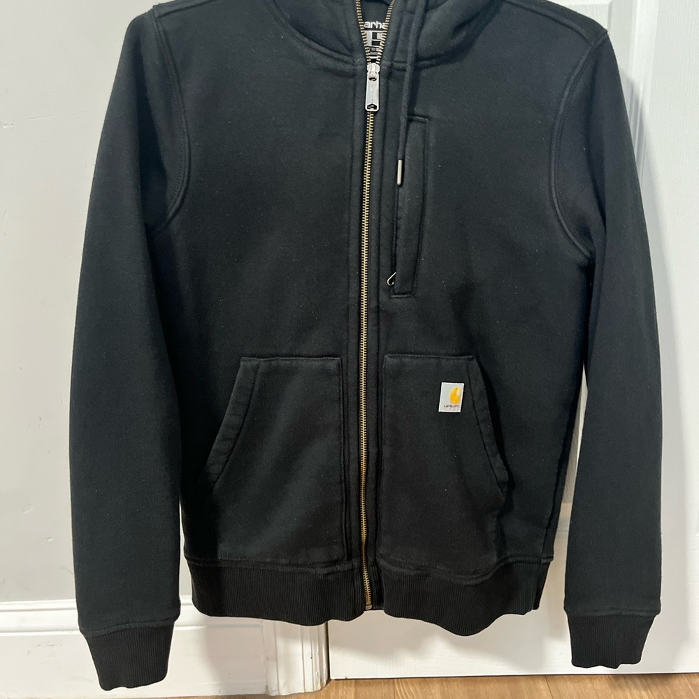 Carhartt Women Black Hoodie Jacket